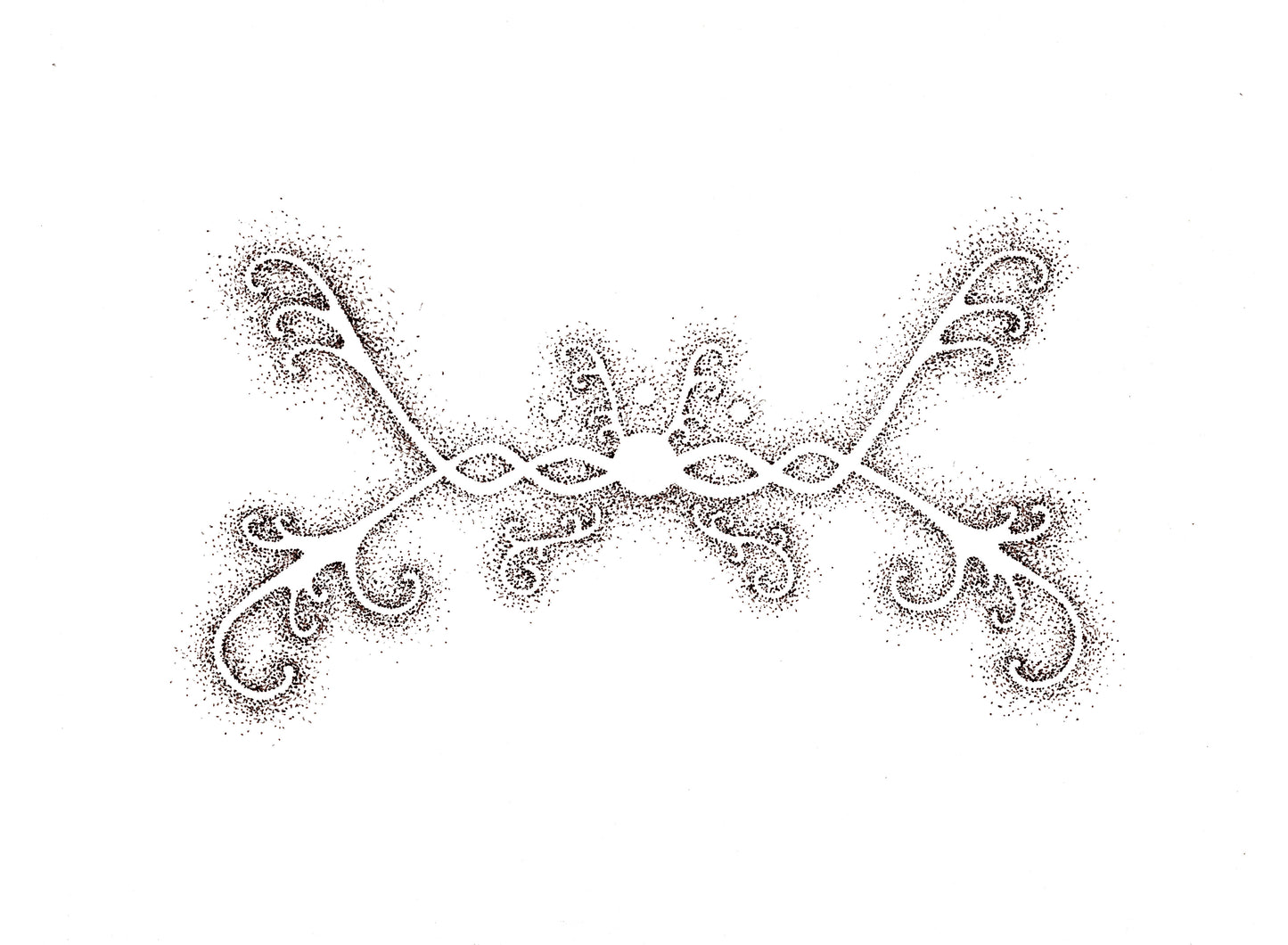 stipple filigree original illustration