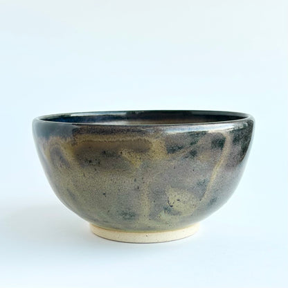 oil slick sun spiral bowl