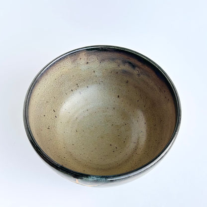 oil slick sun spiral bowl