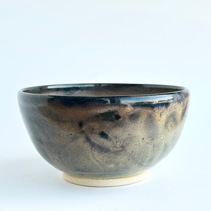 oil slick sun spiral bowl