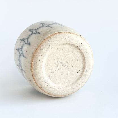 star chain stoneware vessel