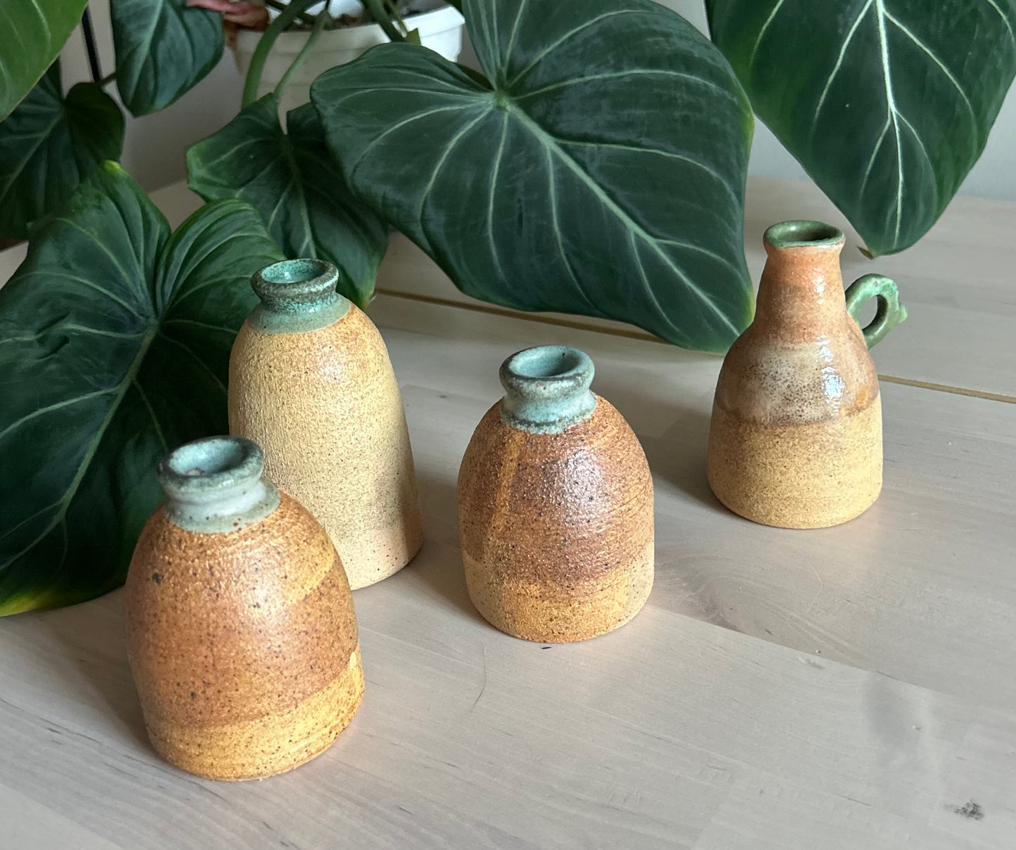 mini bottles + pitcher 4 pc. set