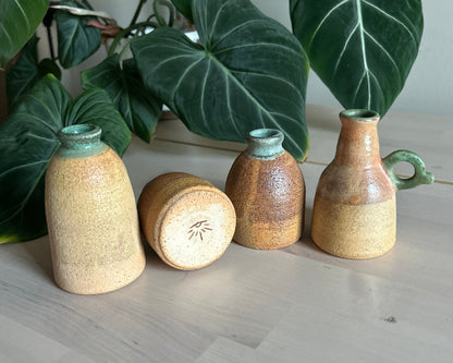 mini bottles + pitcher 4 pc. set