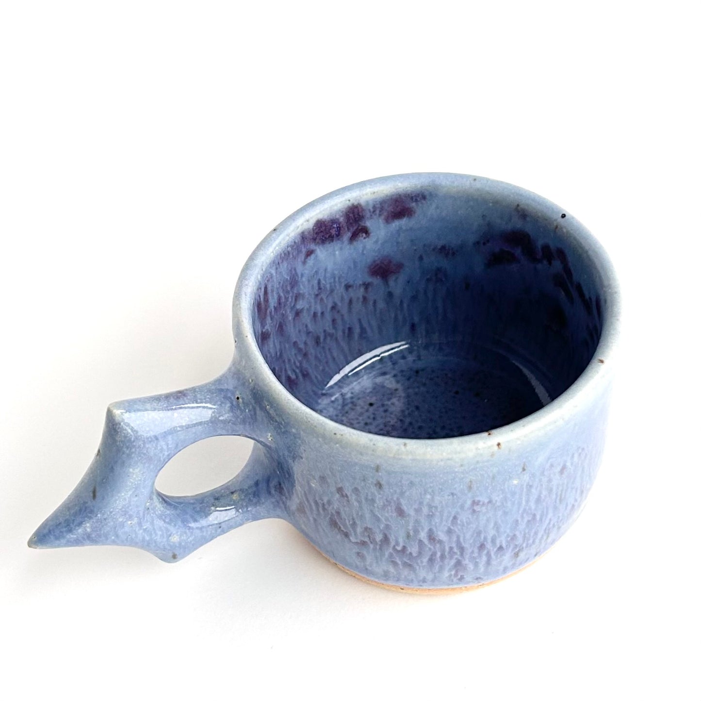 grape floe spike handle mug