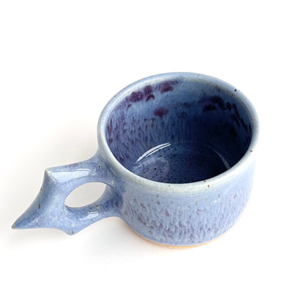 grape floe spike handle mug