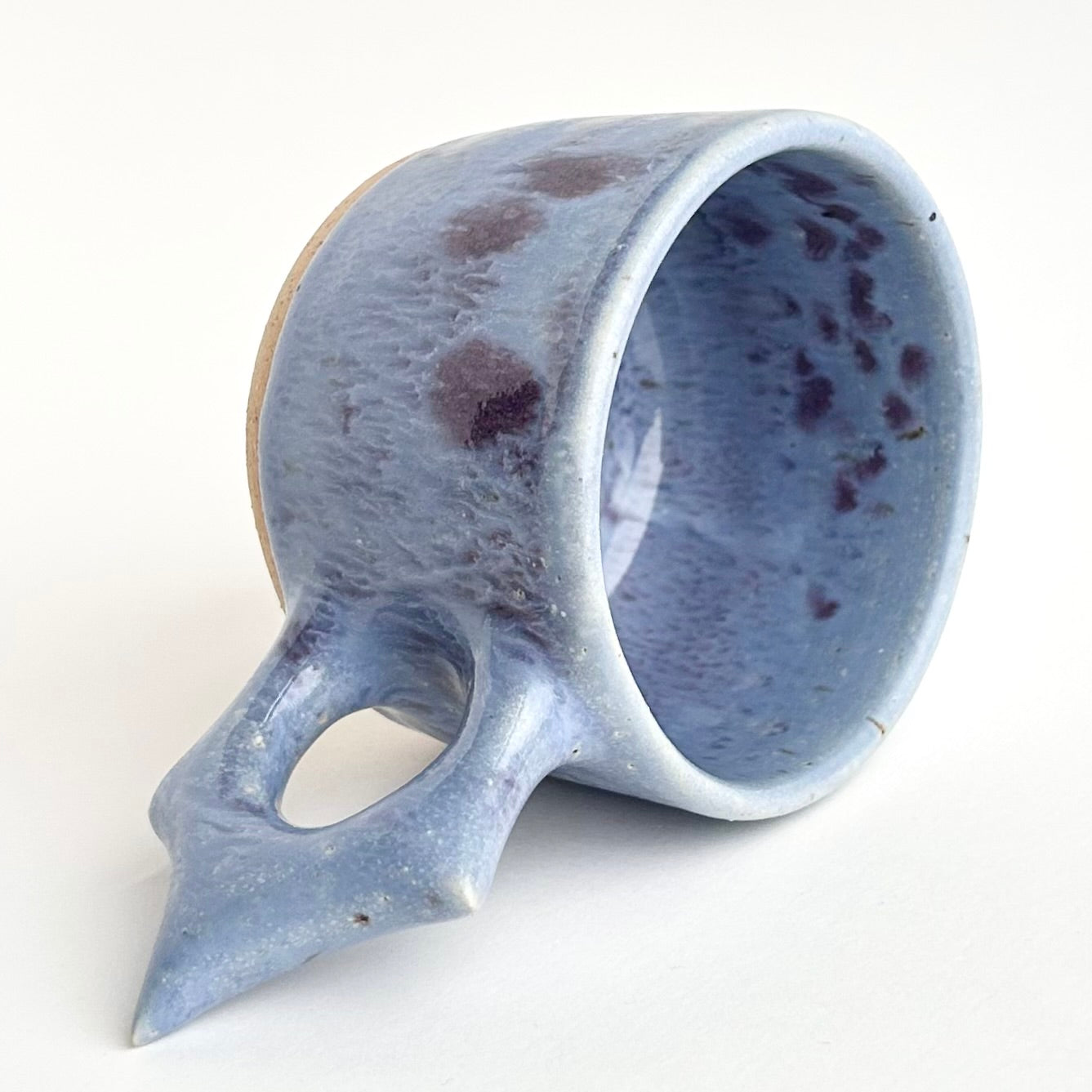 grape floe spike handle mug