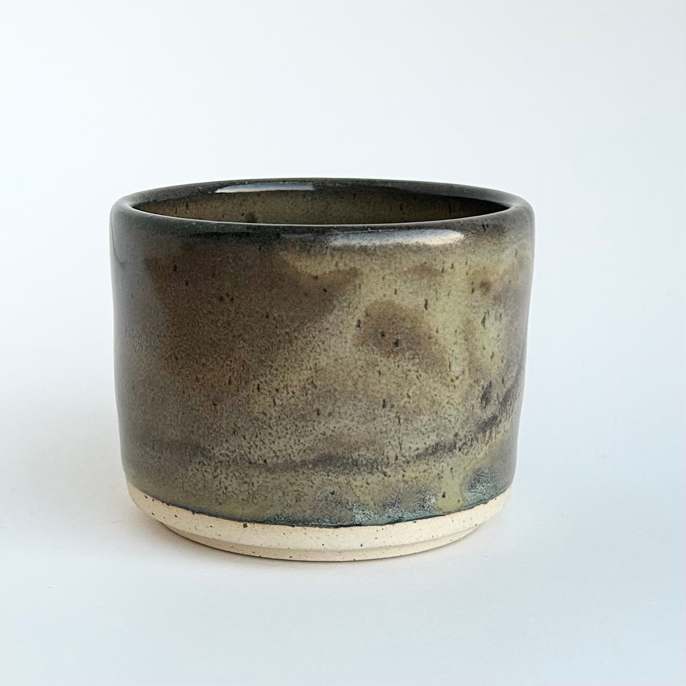 shock spiral stoneware vessel