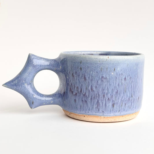 grape floe spike handle mug