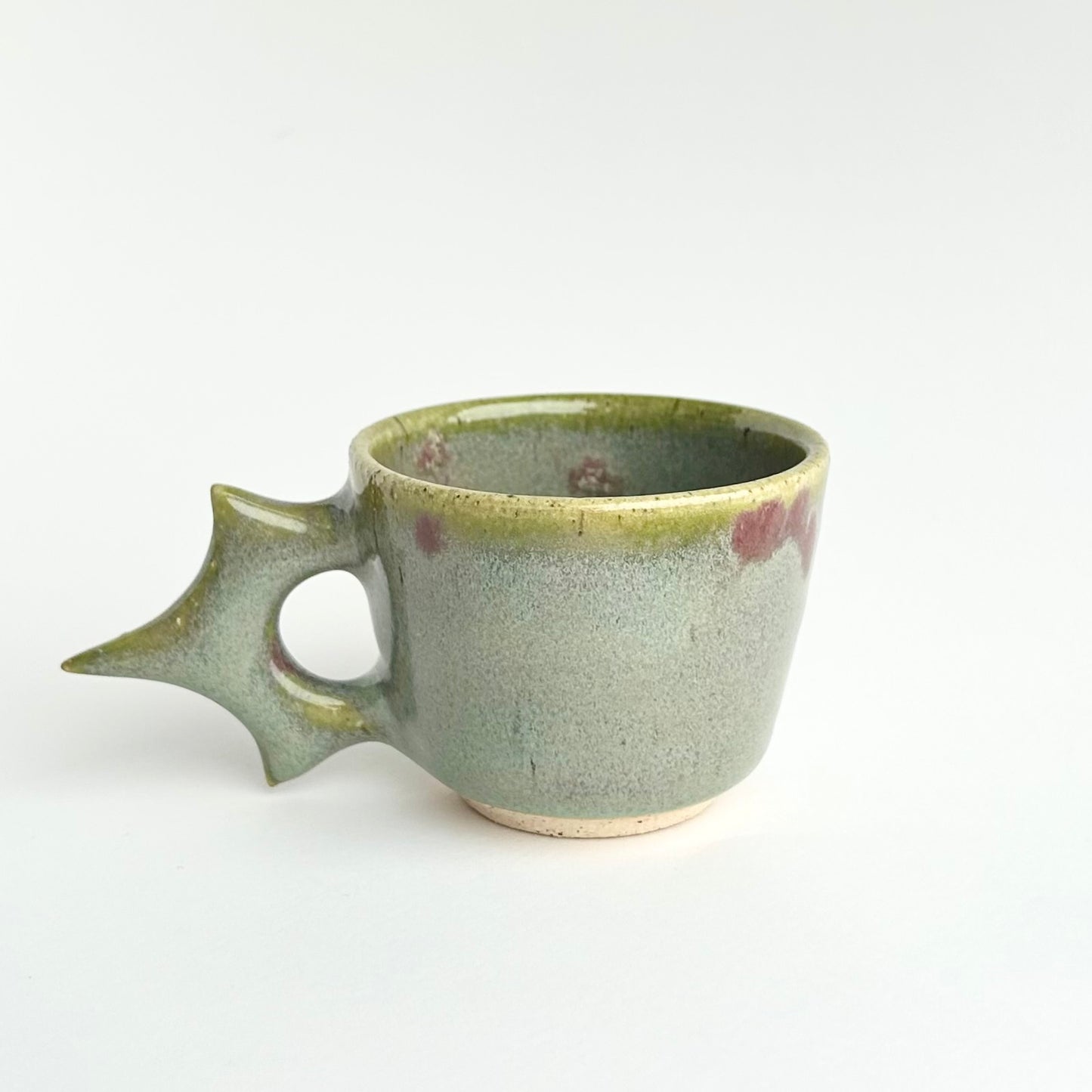 marine spore spike handle espresso cups ( 2 pc. set )