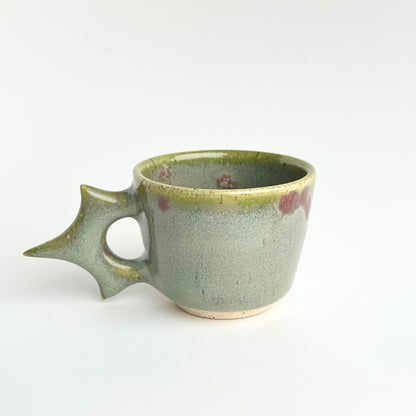 marine spore spike handle espresso cups ( 2 pc. set )