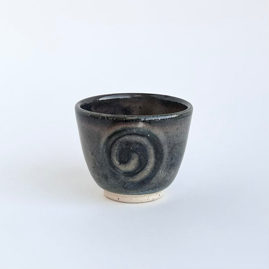 oil slick spiral shot glass