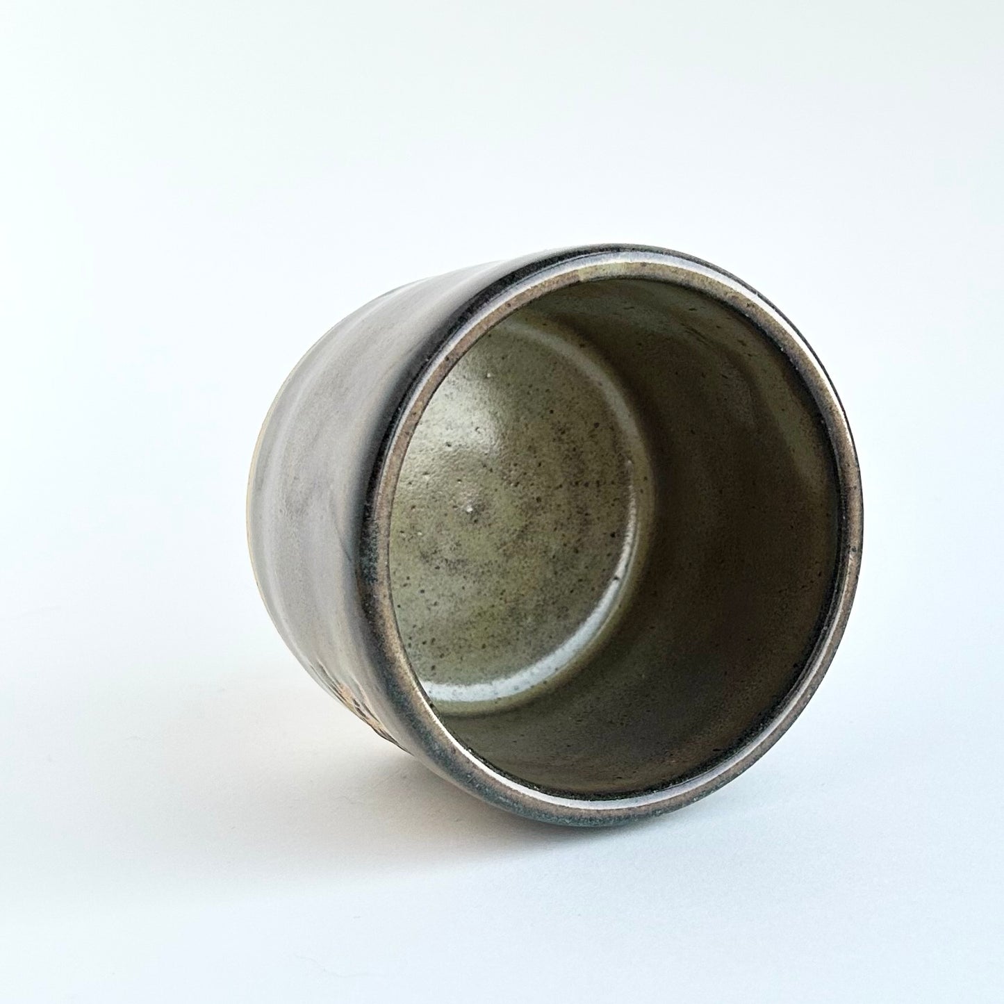 shock spiral stoneware vessel