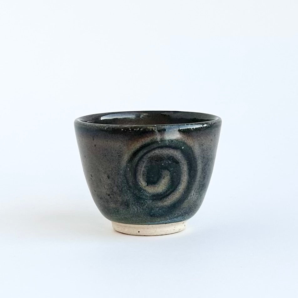 oil slick spiral shot glass