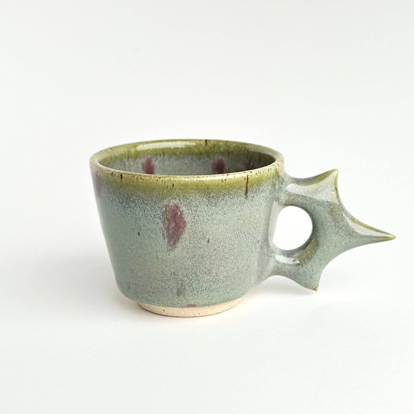 marine spore spike handle espresso cups ( 2 pc. set )