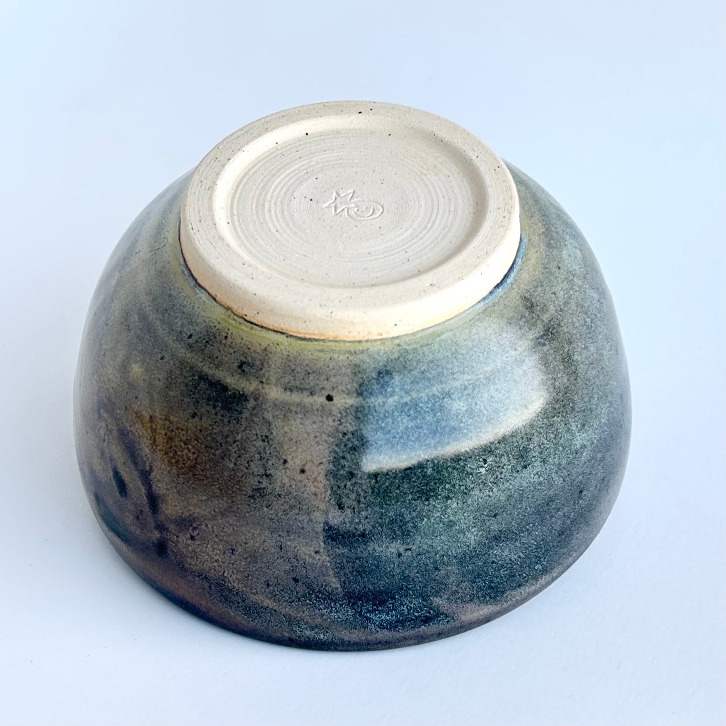 oil slick sun spiral bowl
