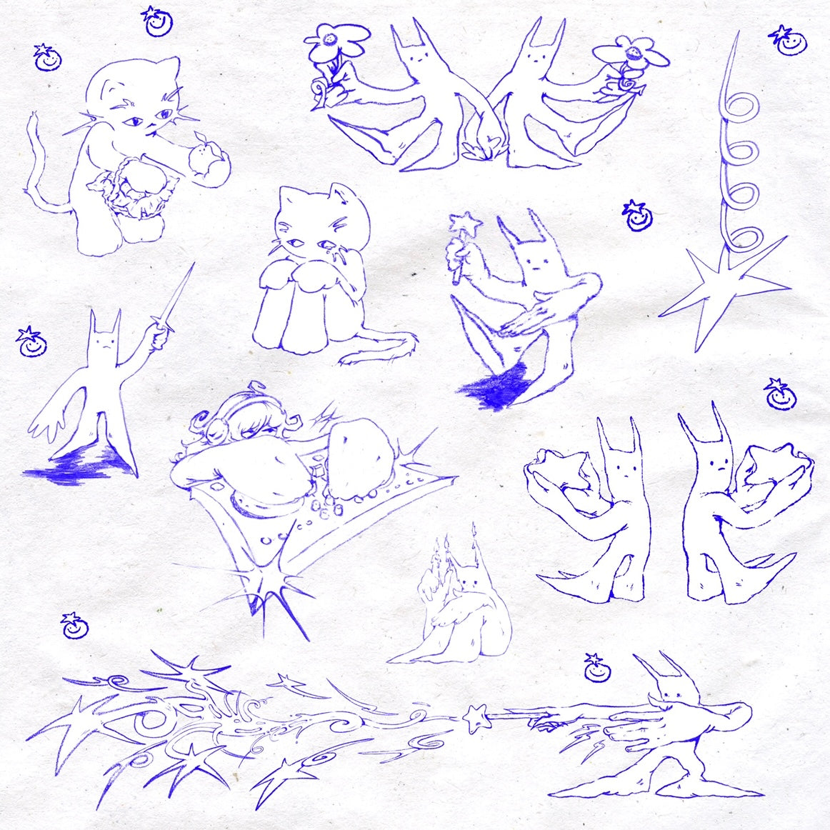 wizards sticker sheet (BLUE)