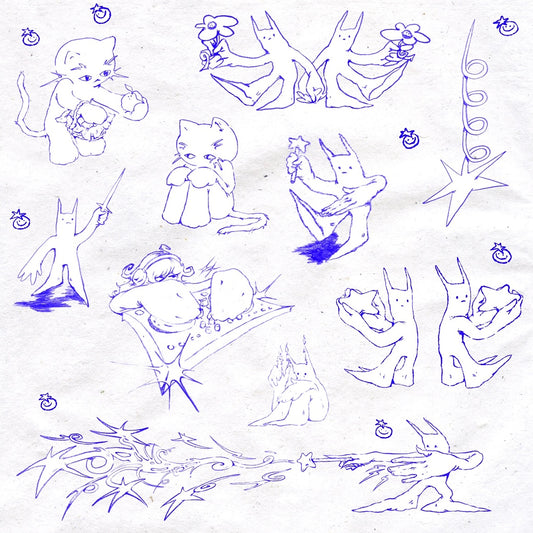 wizards sticker sheet (BLUE)