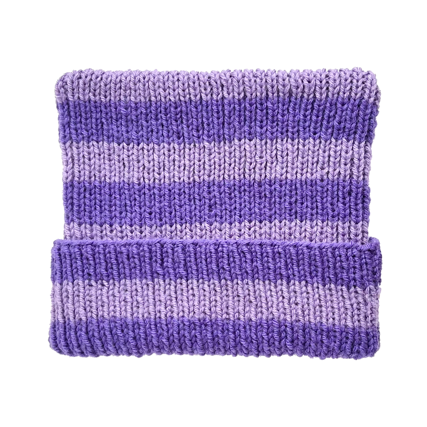 digi grape striped knit ear beanie