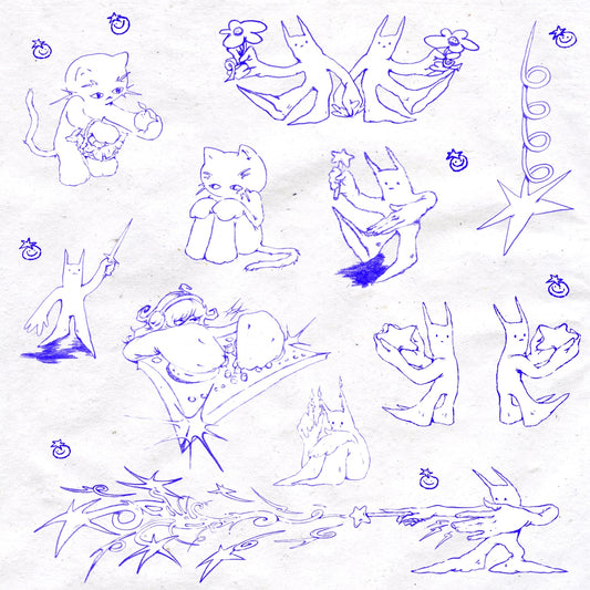 PREORDER - wizards sticker sheet (BLUE)