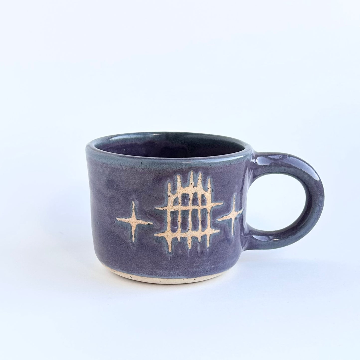 purple frost gate + stars mug