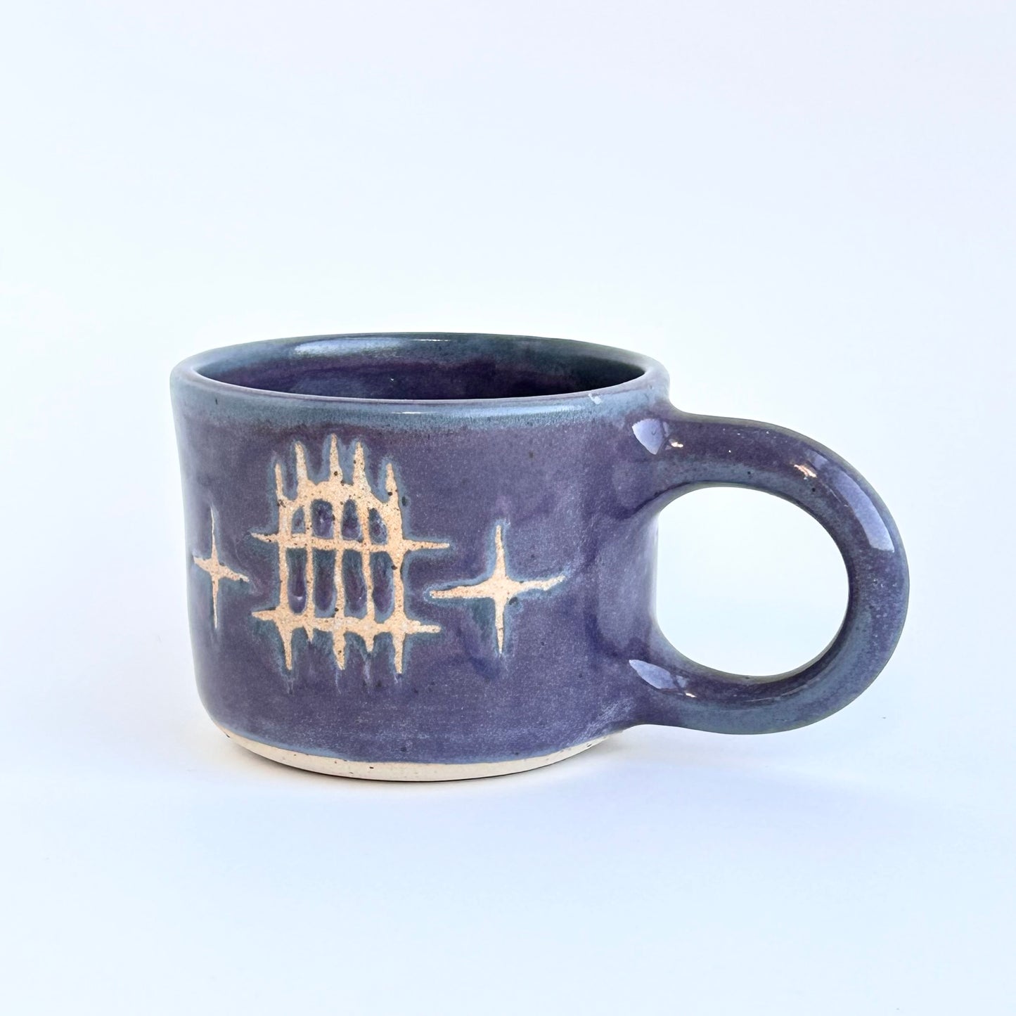 purple frost gate + stars mug