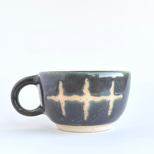 grape pond triple star mug