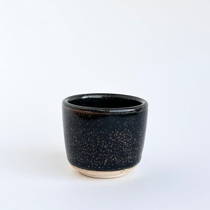 black sun spiral shot glass