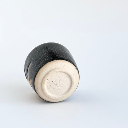 black sun spiral shot glass