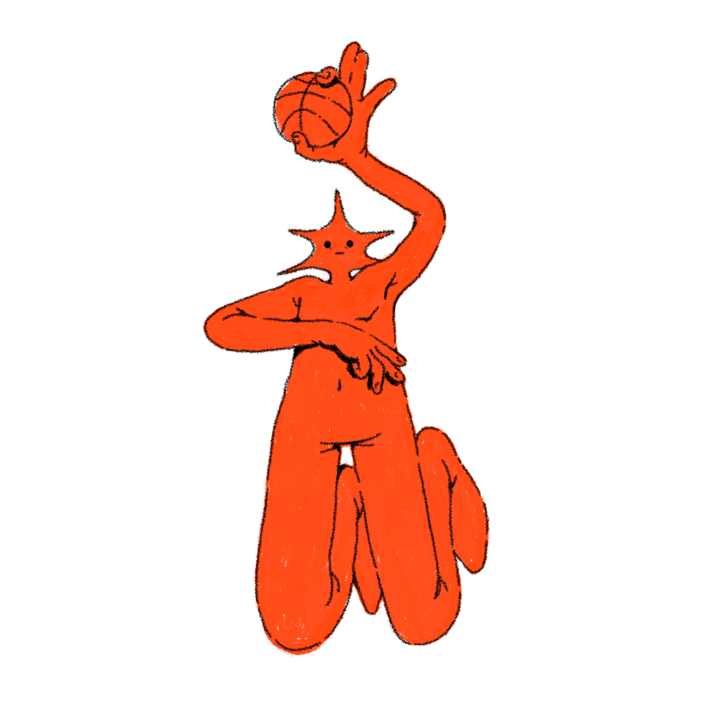 ball star sticker