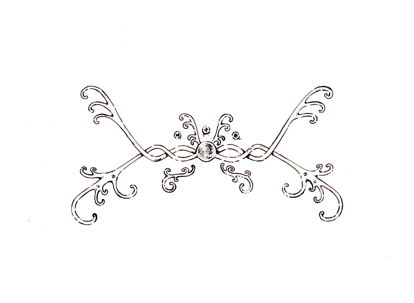 gem filigree original illustration