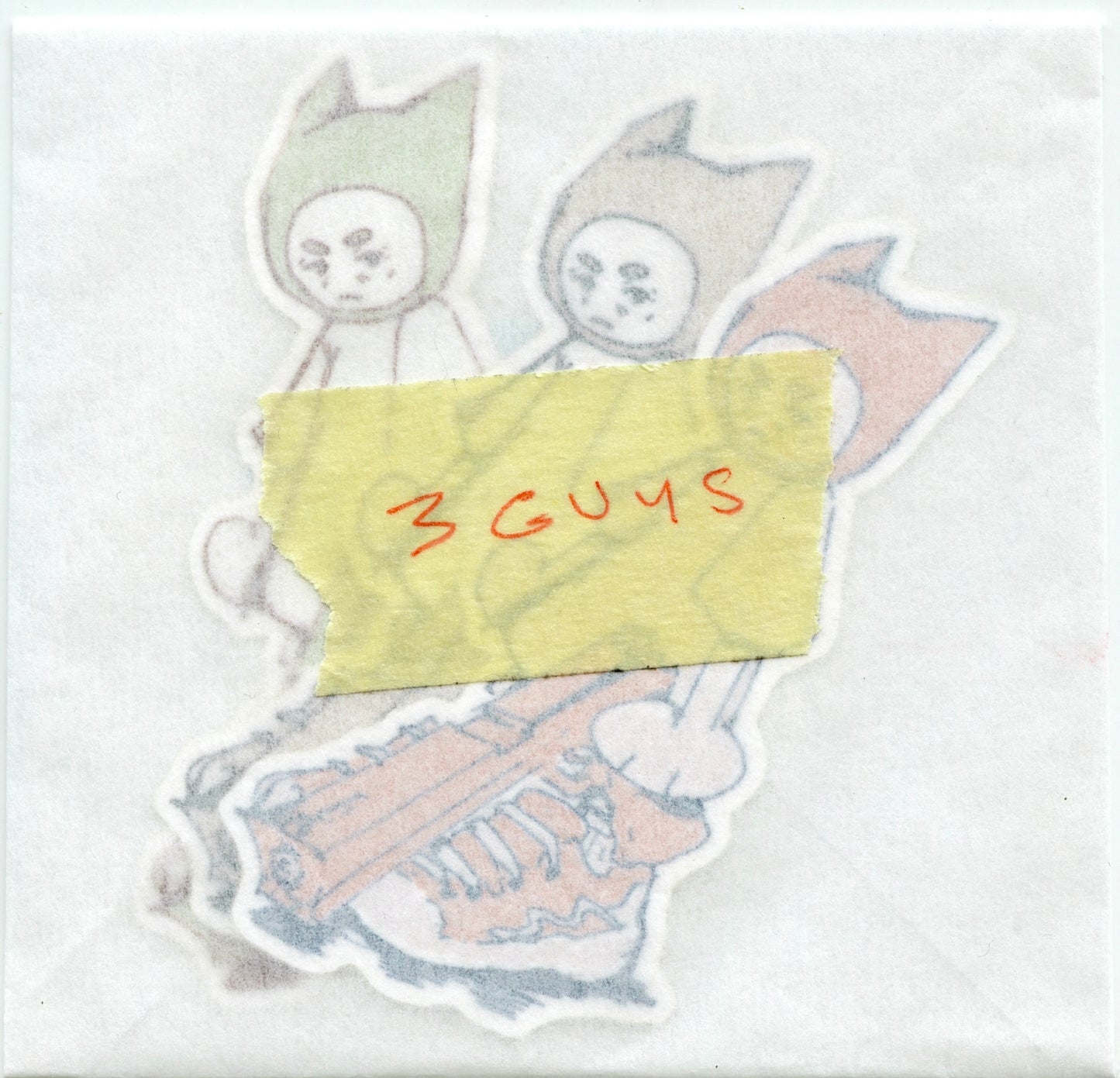 3 guys sticker pack