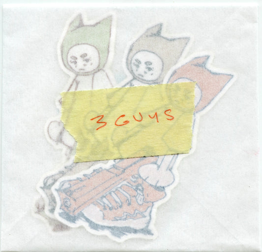 3 guys sticker pack